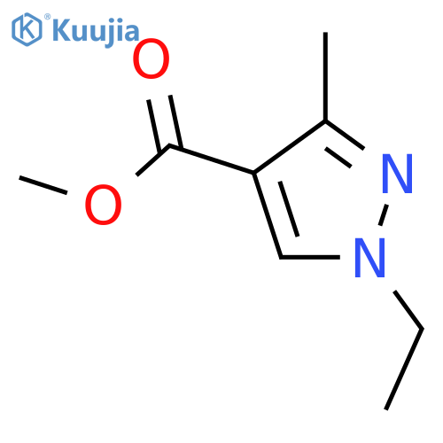 methyl 1-ethyl-3-methyl-1H-pyrazole-4-carboxylate structure
