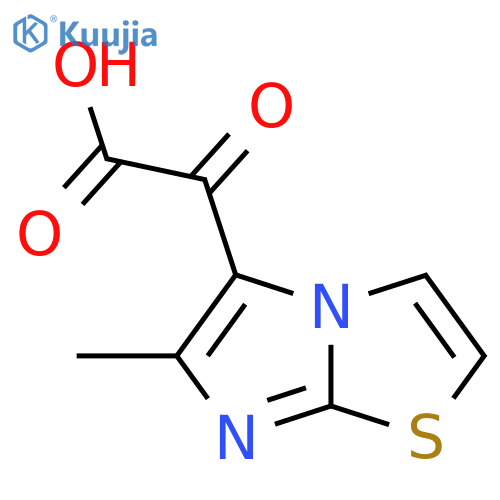2-{6-methylimidazo2,1-b1,3thiazol-5-yl}-2-oxoacetic acid structure