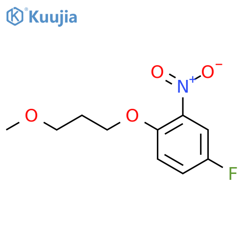 4-Fluoro-1-(3-methoxypropoxy)-2-nitrobenzene structure