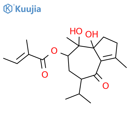 1,9,10-Trihydroxy-4-guaien-6-one; (1α,7β,9β,10α)-form, 9-Angeloyl structure