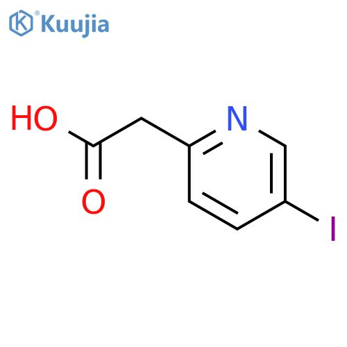 2-(5-iodopyridin-2-yl)acetic Acid structure