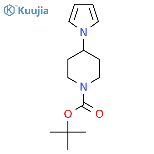 Tert-butyl 4-(1H-pyrrol-1-yl)piperidine-1-carboxylate structure