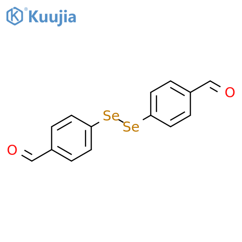 Benzaldehyde, 4,4'-diselenobis- structure
