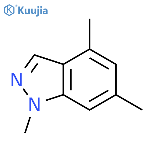 1,4,6-Trimethylindazolet structure
