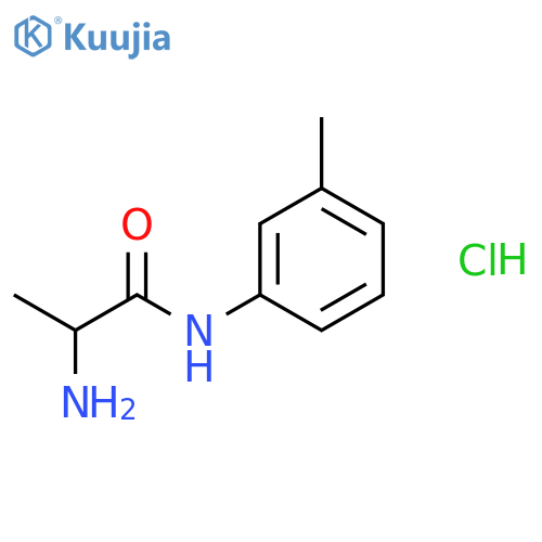 2-Amino-N-(3-methylphenyl)propanamidehydrochloride structure