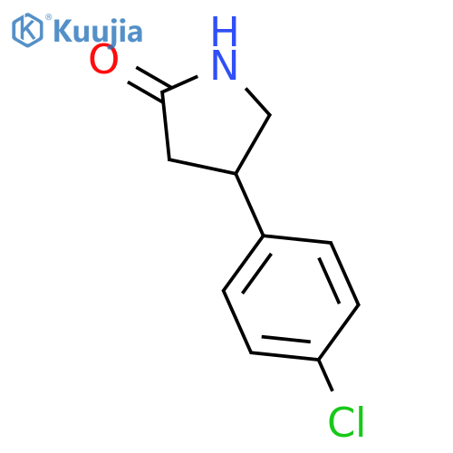 2-Pyrrolidinone, 4-(4-chlorophenyl)-, (4S)- structure