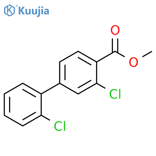 methyl 2-chloro-4-(2-chlorophenyl)benzoate structure