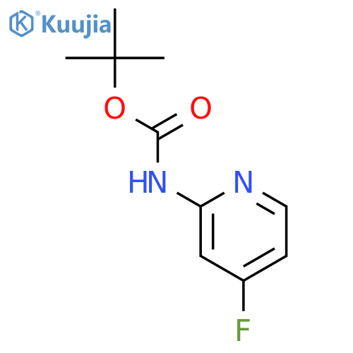 tert-butyl N-(4-fluoropyridin-2-yl)carbamate structure