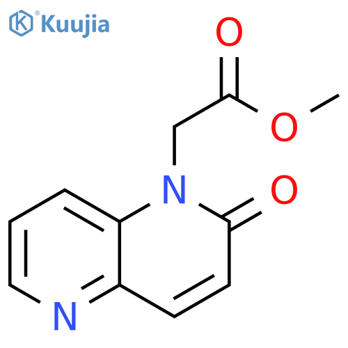 Methyl 2-(2-oxo-1,5-naphthyridin-1-yl)acetate structure
