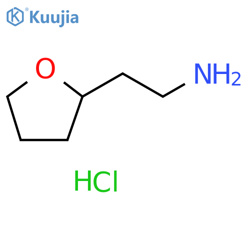 2-(oxolan-2-yl)ethan-1-amine hydrochloride structure