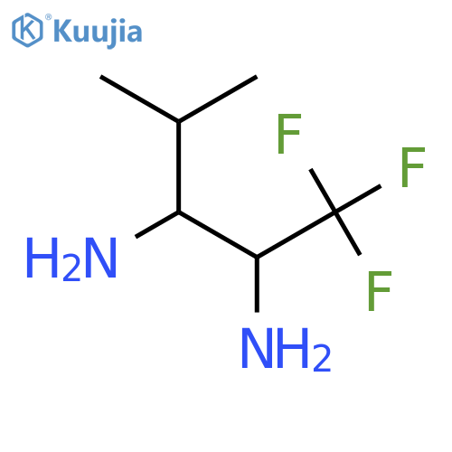 1,1,1-Trifluoro-4-methylpentane-2,3-diamine structure