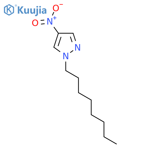 4-nitro-1-octylpyrazole structure