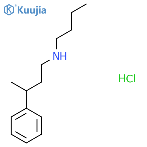 Butyl(3-phenylbutyl)amine hydrochloride structure