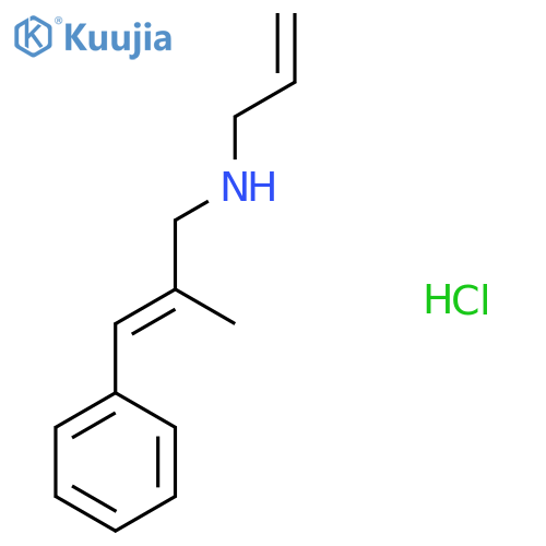 [(2E)-2-Methyl-3-phenylprop-2-en-1-yl](prop-2-en-1-yl)amine hydrochloride structure