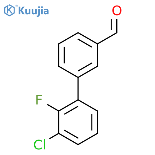 3'-Chloro-2'-fluoro-[1,1'-biphenyl]-3-carbaldehyde structure
