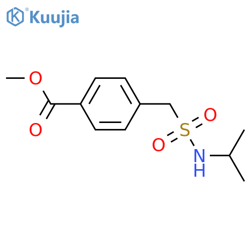 Methyl 4-[(isopropylsulfamoyl)methyl]benzoate structure