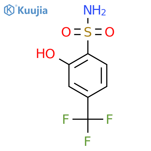 2-Hydroxy-4-(trifluoromethyl)benzenesulfonamide structure