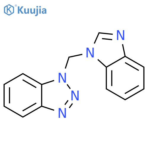 1-(1H-1,3-Benzodiazol-1-ylmethyl)-1H-1,2,3-benzotriazole structure