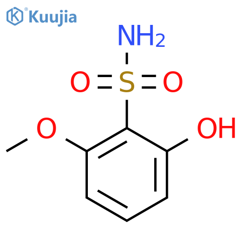2-hydroxy-6-methoxybenzene-1-sulfonamide structure