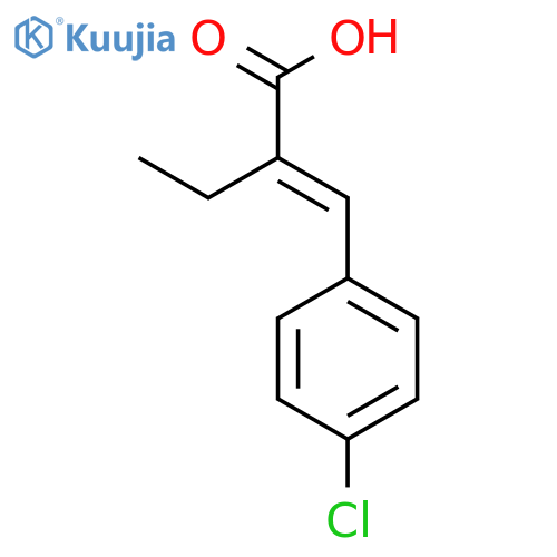 Butanoic acid, 2-[(4-chlorophenyl)methylene]-, (E)- structure