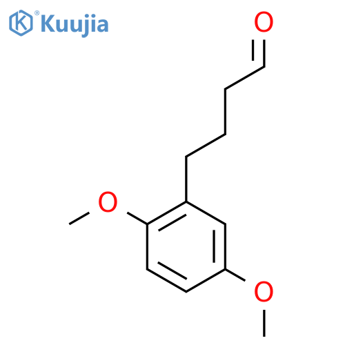 4-(2,5-dimethoxyphenyl)butanal structure