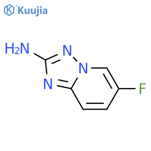 6-Fluoro-[1,2,4]triazolo[1,5-a]pyridin-2-amine structure