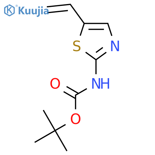tert-Butyl (5-vinylthiazol-2-yl)carbamate structure