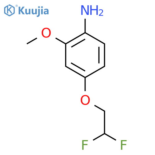 4-(2,2-Difluoroethoxy)-2-methoxyaniline structure