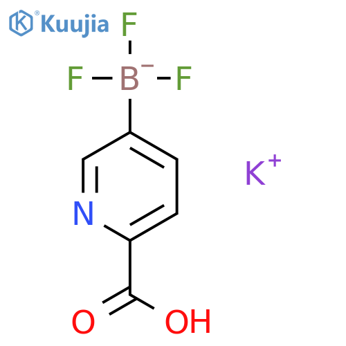 Potassium (6-carboxypyridin-3-yl)trifluoroborate structure