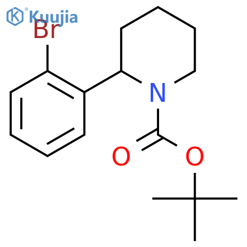 Tert-Butyl 2-(2-Bromophenyl)Piperidine-1-Carboxylate structure