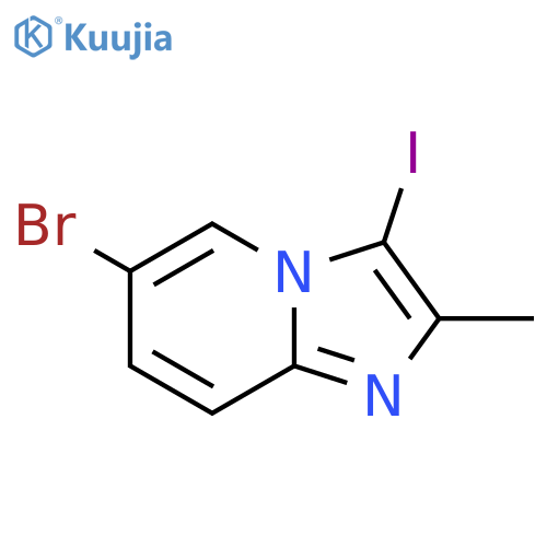 6-Bromo-3-iodo-2-methylimidazo[1,2-a]pyridine structure