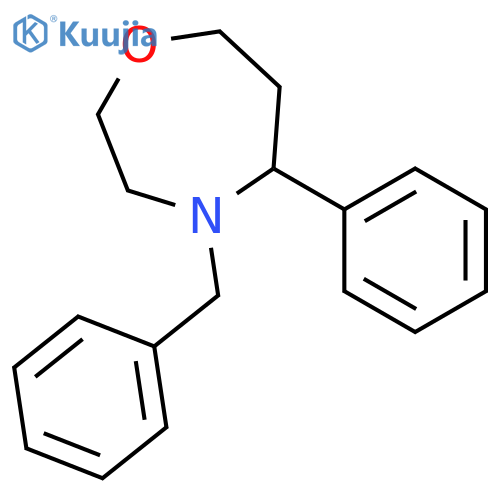 4-Benzyl-5-phenyl-1,4-oxazepane structure