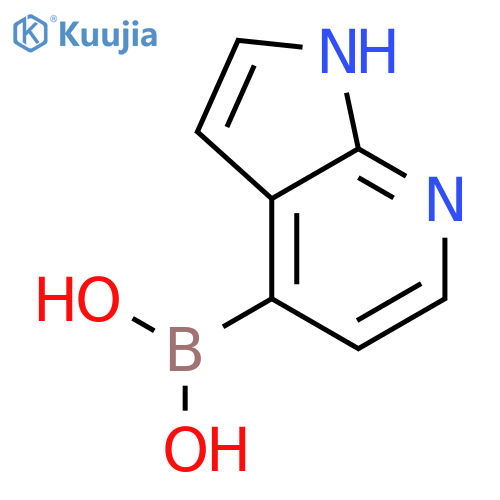 {1H-pyrrolo[2,3-b]pyridin-4-yl}boronic acid structure