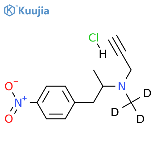 rac 4-Nitro Deprenyl-d3 Hydrochloride structure