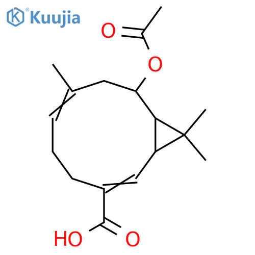 8-Hydroxy-1(10),4-bicyclogermacradien-15-oic acid; (1(10)E,4Z,8β)-form, 8-Ac structure