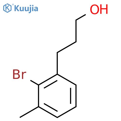 3-(2-Bromo-3-methylphenyl)propan-1-ol structure