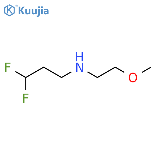 (3,3-difluoropropyl)(2-methoxyethyl)amine structure