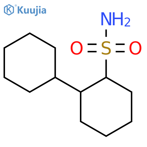 2-Cyclohexylcyclohexane-1-sulfonamide structure