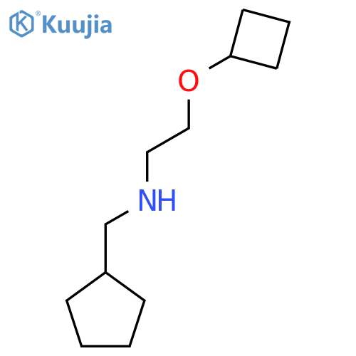 2-Cyclobutoxy-N-(cyclopentylmethyl)ethan-1-amine structure