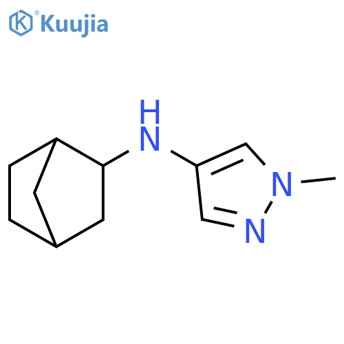 N-{bicyclo[2.2.1]heptan-2-yl}-1-methyl-1H-pyrazol-4-amine structure