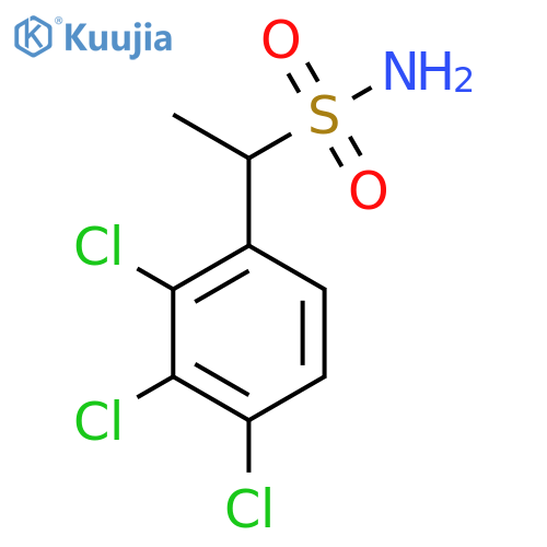 1-(2,3,4-Trichlorophenyl)ethanesulfonamide structure