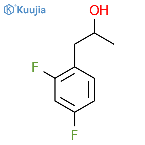 1-(2,4-difluorophenyl)propan-2-ol structure