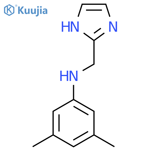 N-(1H-imidazol-2-yl)methyl-3,5-dimethylaniline structure