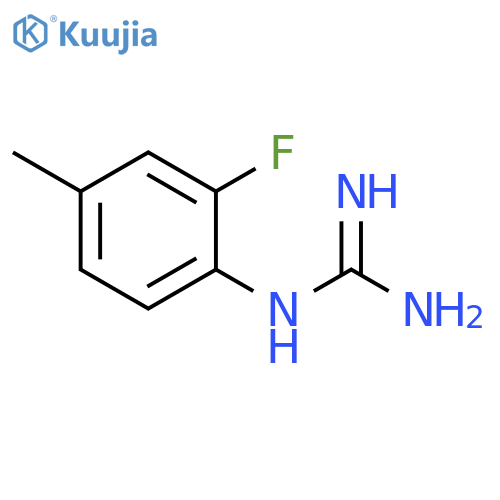 1-(2-Fluoro-4-methylphenyl)guanidine structure