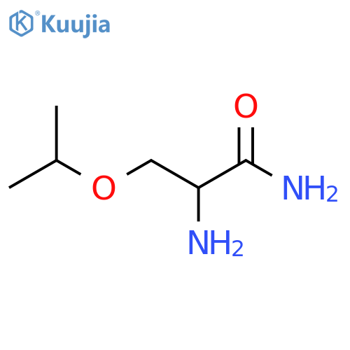 2-amino-3-(propan-2-yloxy)propanamide structure