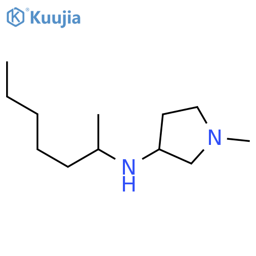 N-(heptan-2-yl)-1-methylpyrrolidin-3-amine structure