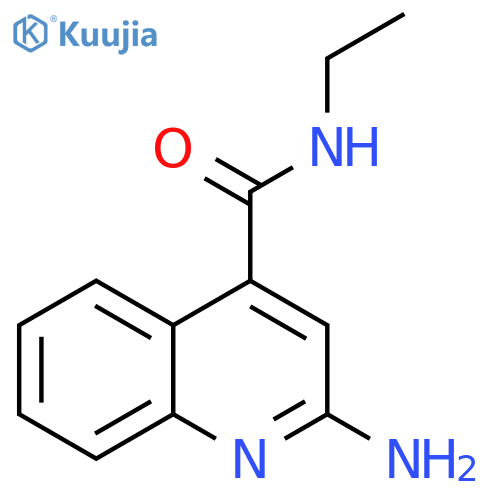 2-amino-N-ethylquinoline-4-carboxamide structure