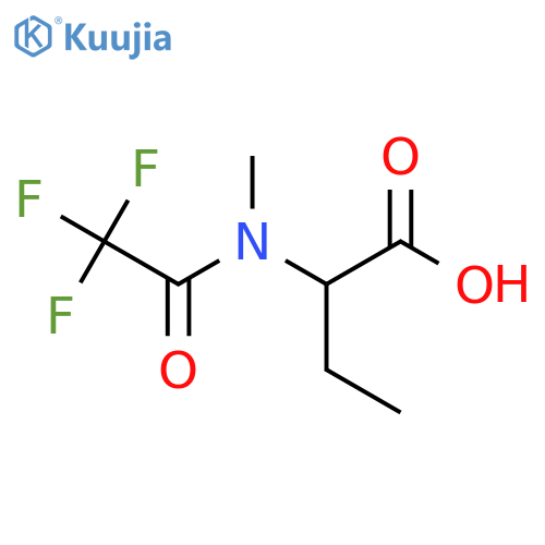 2-(2,2,2-trifluoro-N-methylacetamido)butanoic acid structure