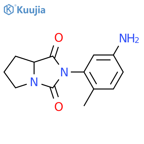 2-(5-Amino-2-methylphenyl)tetrahydro-1H-pyrrolo1,2-cimidazole-1,3(2H)-dione structure