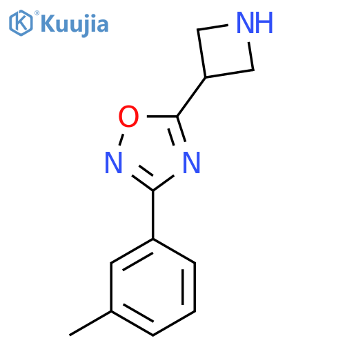 5-(Azetidin-3-yl)-3-(3-methylphenyl)-1,2,4-oxadiazole structure